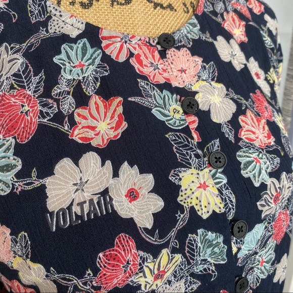 SOLD NEW Zadig & Voltaire Raspali Flowers Dress - Picture 13 of 14